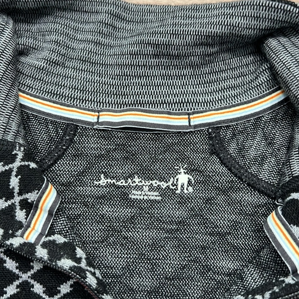 Smartwool Black and White Long Sleeve Top - Picture 2 of 5